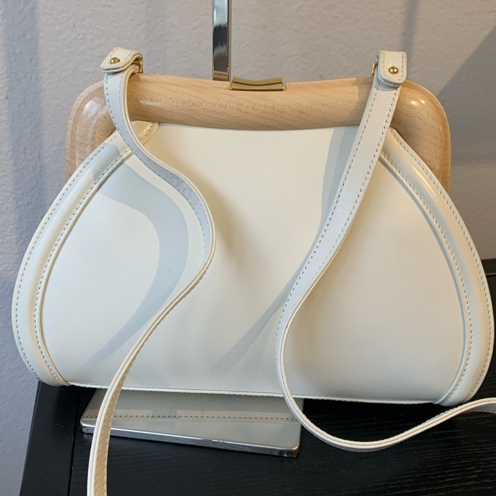 RARE GUCCI 80s White Bag
